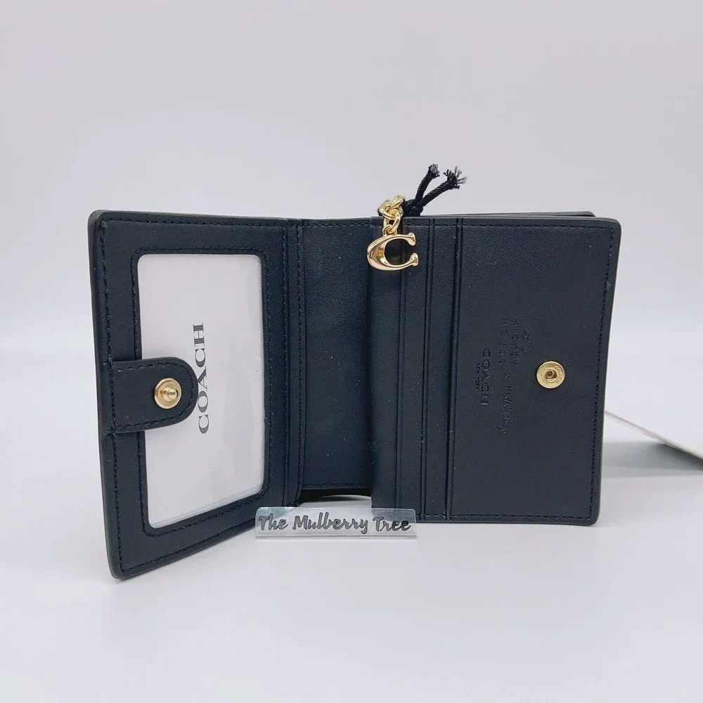 Coach C7446 Disney Mickey Mouse X Keith Haring Snap Zip Wallet NWT Org $198 - Picture 4 of 11